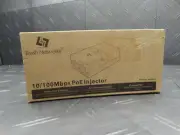 Brash Networks 10/100Mbps PoE Power Injector BN-PE801F New