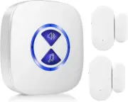 Wireless Door Chime, Security Door Open Sensor, Door Entry Alert for Office