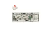 Keychron Q5 Max RGB Wireless QMK Custom Mechanical White Keyboard - Red Switch [KBKCQ5MP1]