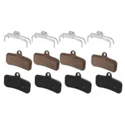 4 Pairs Mountain Bike Disc Brake Pads Compatible With Saint M810 M820 Zee M640 H01 Semi - Metallic H