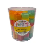 48PCS Mini Rainbow Spring Shapes Assorted Shaped Slinky Springs Colourful Party Favors