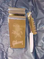 LEFTY Engraved Lyre Vibrola Tremolo Maestro Tailpiece GOLD fits Gibson Guitars