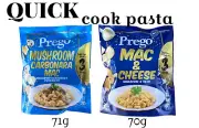 3packs Prego Macaroni instant Cook Pasta 3Mins Mushroom Carbonara/Cheese |HALAL|
