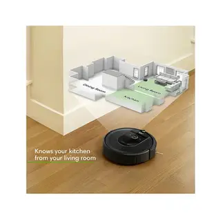 (美國代購) iRobot Roomba i7+ (7550) 自動倒垃圾 智慧地圖 WiFi連接 客製化APP AI路徑規劃