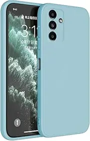 [HAFFAN] TPU Silicone Case Compatible with Samsung Galaxy A13 5G / Galaxy A04s (6.5 inches), Mobile Phone Case Protective Case - Light Blue