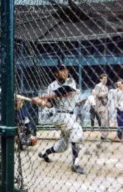 Larry Doby Of The Cleveland Indians 1955 Old Baseball Photo 2