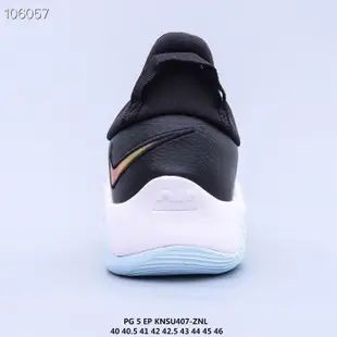 耐吉Nike PG5  EP實戰籃球鞋 泡椒5 保羅喬治5代氣墊籃球鞋 首發黑白 男子實戰緩震籃球鞋CW3146-001