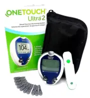 Lifescan OneTouch Ultra 2 Blood Glucose Monitor Meter to Test Blood Sugar Level