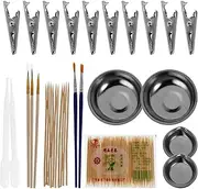 Hand Model Coloring Set 2 Pack Toy Model Craft Paint Kit Spraying Tool Supplies