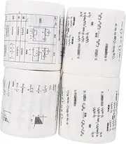 SHERCHPRY Chemical Physics Formula Printed Toilet Paper 4 Rolls Funny Printing Design