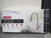 NEW Delta Greydon Pull-down Kitchen Faucet, Stainless, 19826Z-SPSD-DST