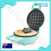 Electric Mini Waffle Maker Non-stick Kitchen Decor Cooking Ware Green AU NEW