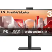 LG 34 Inch UltraWide Curved Monitor with FHD Webcam