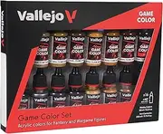 Vallejo Game Set 72189 Leather & Metal (16x18ml)