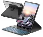 Keyboard Case for Samsung Galaxy Tab A9+ Plus 11 Inch 2023 Model Light Black