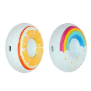 Cute Electric Hand Warmer Doughnut Shape Mini Portable Rechargeable Hand War ABE