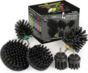 The Ultimate No-Wire Grill Brush Kit - BBQ Accessories - Drill Brush - Rust Remo