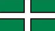 2 x Devon County England Flag Flags External Vinyl Vehicle Stickers x2