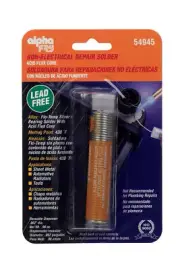 Alpha Fry 0.9 oz Lead-Free Flux Core Solder 0.062 in. D Silver-Bearing Alloy 1 p
