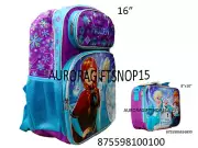 Disney Frozen Anna & Elsa Olaf Large 16" Backpack + Insulated Lunch Bag 2pc Set