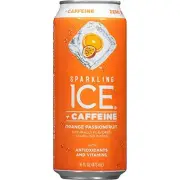 Sparkling Ice Caffeine Tropical Punch Water with Caffeine, Zero...