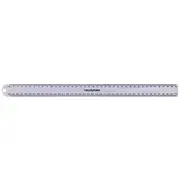 Studymate Aluminium 40cm Ruler Silver