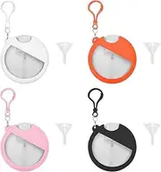 Refillable Card Spray Bottle - 4Pcs 25ml Slim Design Cosmetic Atomizer With 4 Funnels - Plastic Perfume Bottle