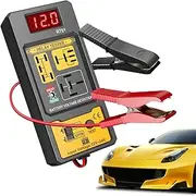 Car Battery Load Tester - Digital Auto Battery Analyzer | Diagnostic Professional 12V/24V Scanner for Motorcycle Road Trip Truck Yachts Vehicle