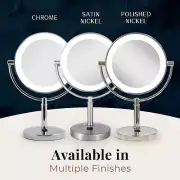 Zadro Laguna LED Lighted Makeup Mirrors with Magnifications & Swivel Head