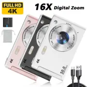 4K HD 1080P Digital Camera Anti-Shake Video Camera 50MP Video Camcorder 16X Zoom