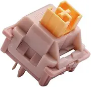 Outemu Honey Peach Switch V2, 5Pin 40g Pre-Lubed Silent Linear Switch for Custom Mechanical Keyboard (Size : 90PCS)