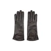 [Giorgio Armani] Giorgio Armani-Dark Brown Lamb Leather Gloves-Donna M STAND