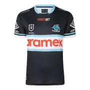 Cronulla Sharks Away Jersey Sizes Small - 3XL Black NRL Classic In Stock 23