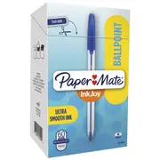 Papermate Inkjoy 50 Ballpoint Pen Medium 1.0mm (Blue) [Box 60 Bulk]