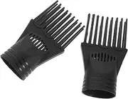 HAKIDZEL Hair Dryer Combs Set Blow Dryer Detangler Diffuser Nozzle Wavy Sturdy Easy to Install