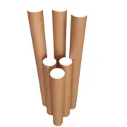 10-450x60x1.8mm Cardboard Mailing Tubes With End Caps Poster Tubes For Storage