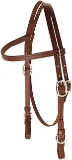 Nrs-Berlin Custom Leather Tack Biothane Browband Headstall Brown