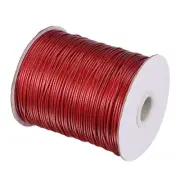 Beading Thread Bracelet Weave Craft Cord 1.2mm 158M/Roll, Wine Red