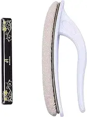 beUakso Nail Buffer and Shine Kit Nano Glass Nail File Chamois Buffer for Natural Nails Nano Crystal Nail File Buffer Polished Nails with Flower Gift Box