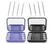 Count Reusable Silicone Swabs Portable Portable Silicone Swabs For Ear Cleaning (Pack Of 2)