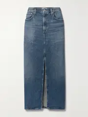 [AGOLDE] AGOLDE - Leif Denim Midi Skirt - Mid denim - 28 28 Blue