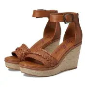 Zodiac Women Espadrille Wedge Ankle Strap Sandals Sabeen Size US 8.5M Caramel