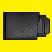 Handsome Superior Quality High Grade Leather Short RFID-Blocking Bifold Wallet