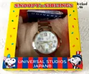 Peanuts Snoopy Watch USJ 2012 Limited Universal Studios Japan Anime W/ Box Rare