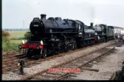 ORIGINAL 35mm SLIDE LMS LOCO NO 43106 ON THE WELSH MARCHES PULLMAN