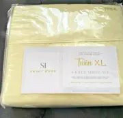 Sweet Home Collection Yellow Twin XL 4 Piece Sheet Set 1500 Thread Count