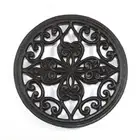 Round Cast Iron Trivet Protects Counters From Heat and Scratches Hot Pots Holder