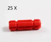 LEGO® Technic Red Axle 2 Notched [25 Pieces] ID 32062