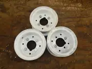 (3) Martin Wheel R54 Dm with Hub, 2-Pc 4 Hole Split Tire Rim 5in. Dia.