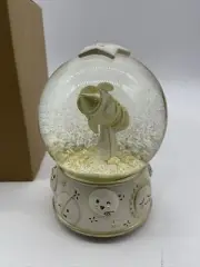 Demdaco Moon Back Neutral Tone Spaceship 4 x 6 Glass Snow Water Globe